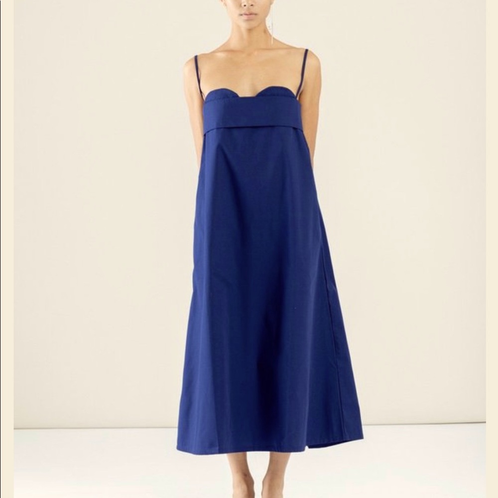 Toit Volant Verona Dress in Dark Navy (Size S)